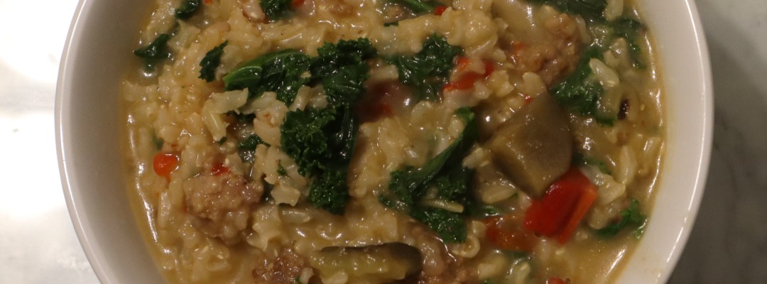 picture of sausage and kale stew